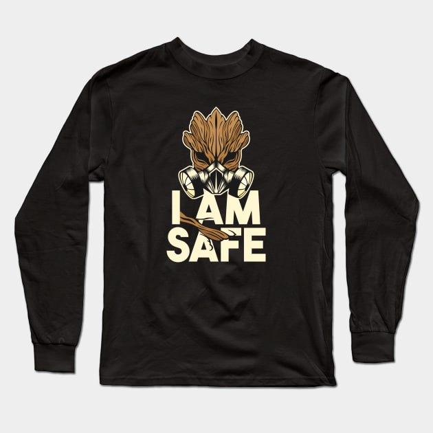 I am safe Long Sleeve T-Shirt by shippingdragons